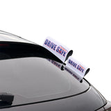 Drive Safe Car Tag with Japanese Safety Message