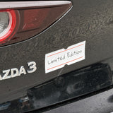 Limited Edition Car Window Sticker
